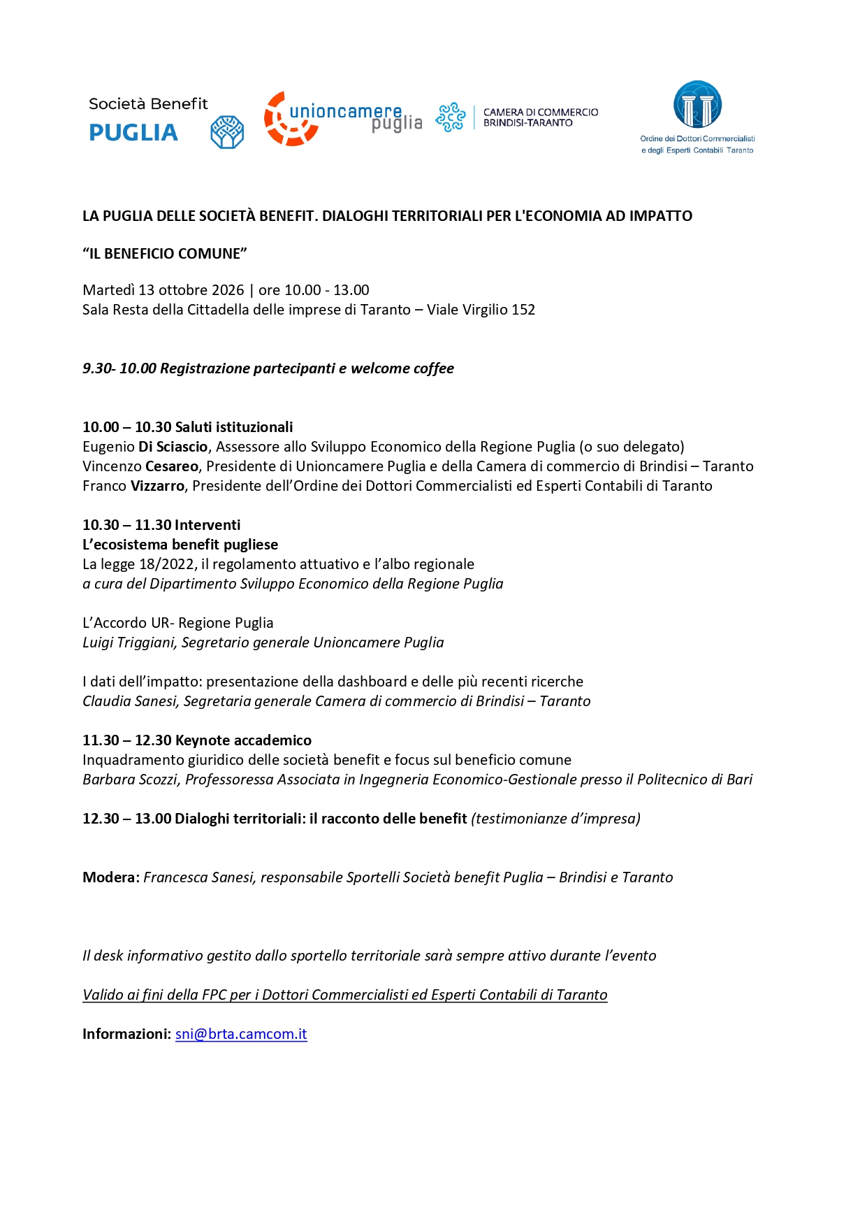 La Puglia delle Società Benefit_Taranto